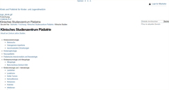 Desktop Screenshot of paediatrie-koeln.clinicalsite.org