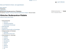 Tablet Screenshot of paediatrie-koeln.clinicalsite.org